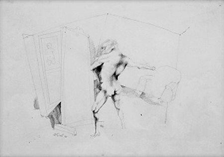 Ugo Attardi "Studio per il matto mondo anonimo” 1968	