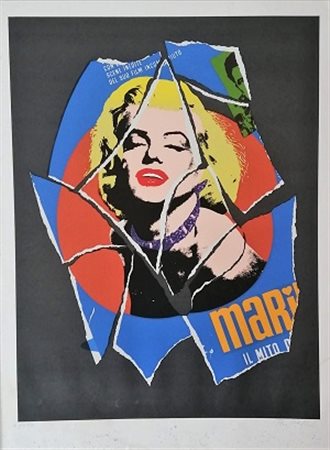 Mimmo Rotella "Marilyn" 