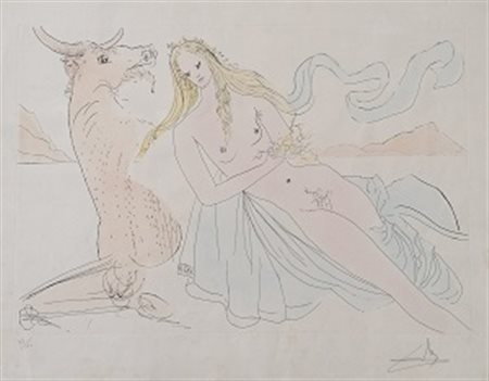 Salvador Dalì “L’enlèvement d’Europe”