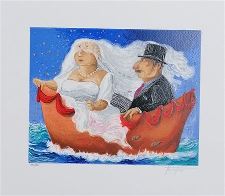Pino Procopio "Sposi in mare"