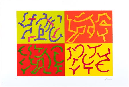 Carla Accardi (Trapani 1924-Roma 2014)  - Quadrati