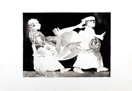 Carlos Alonso (Tunuyán 1929)  - Amore viscerale, 1972