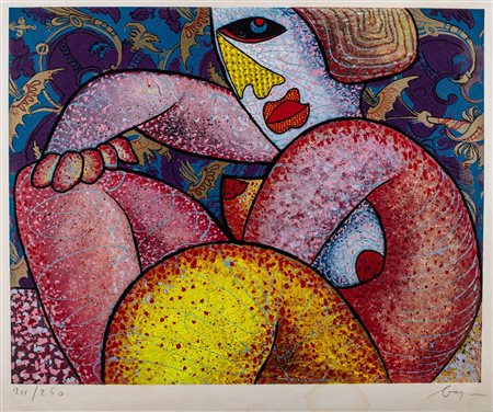 Enrico Baj (Milano 1924-Vergiate 2003)  - Donna