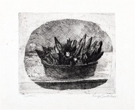 Luigi Bartolini (Cupramontana 1892-Roma 1963)  - Le genziane