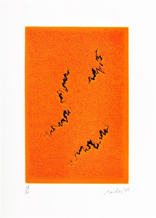 Luigi Boille (Pordenone 1926-Roma 2015)  - Composizione arancio, 2005