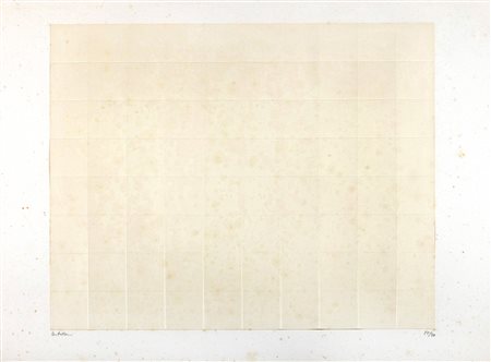 Enrico Castellani (Castelmassa 1930-Viterbo 2017)  - Cordonatura, 1974