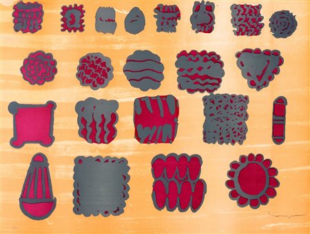 Pietro Consagra (Mazara del Vallo 1920-Milano 2005)  - Composizione ocra