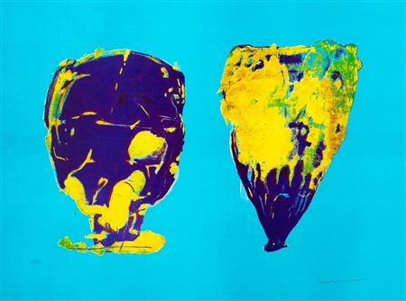 Pietro Consagra (Mazara del Vallo 1920-Milano 2005)  - Composizione azzurra