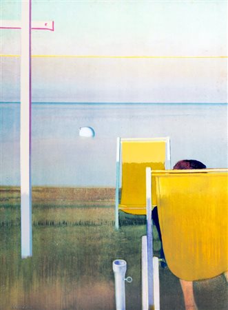 Leonardo Cremonini (Bologna 1925-Parigi 2010)  - Sulla riva