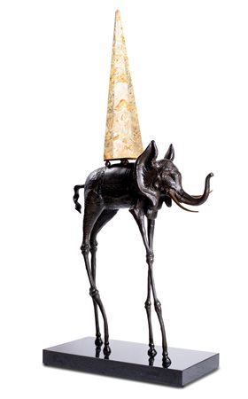 Salvador Dalì (Figueres 1904-1989)  - Elephant de l'espace, 1980