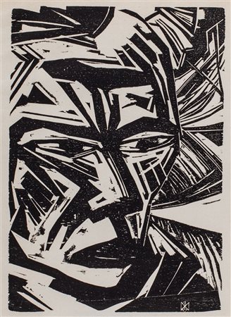 Max Kaus (Berlino 1891-New Jersey 1977)  - Testa (Kopf), 1920