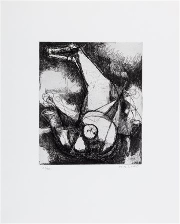 Marino Marini (Pistoia 1901-Viareggio 1980)  - Miracolo, 1960