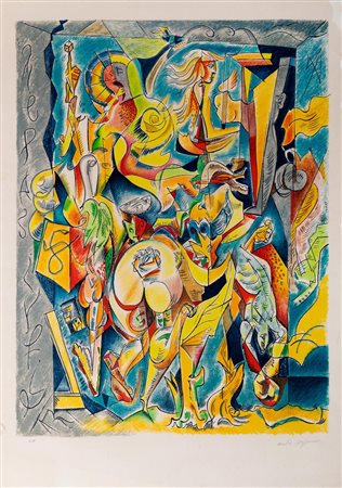 Andrè Masson (Balagny-sur-Thérain 1896-Parigi 1987)  - Composizione