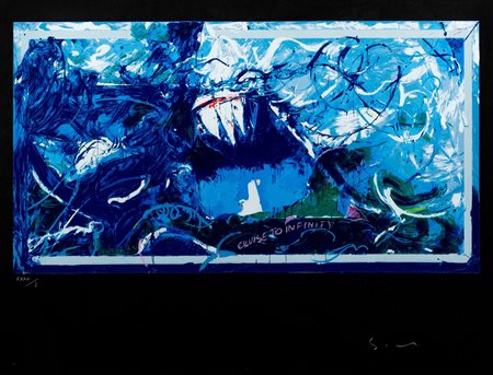 Mario Schifano (Homs 1934-Roma 1998)  - Cruise to infinity