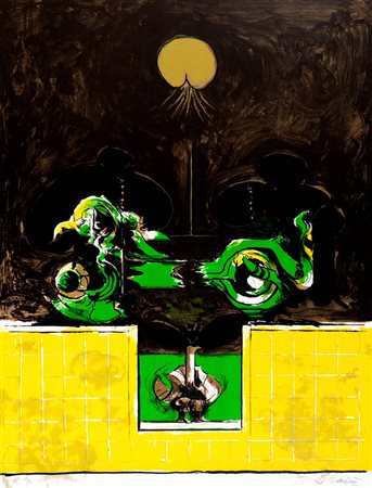 Graham Sutherland (Londra  1903-1980)  - La breccia, 1975