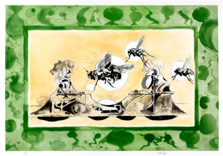 Graham Sutherland (Londra  1903-1980)  - La mosca, 1978