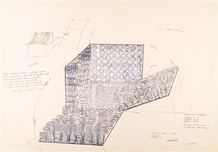Cesare Tacchi (Roma 1940-2014)  - Progetti, 1968