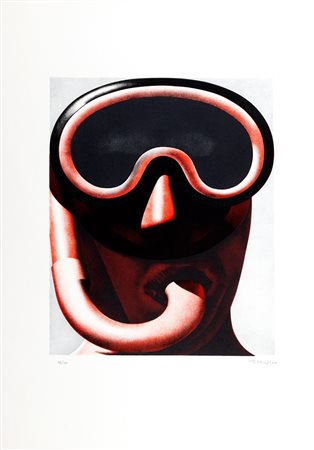 Angelo Titonel (Cornuda  1938-Imola  2018)  - Sub rosso, 1974