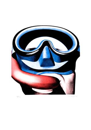 Angelo Titonel (Cornuda  1938-Imola  2018)  - Sub blu, 1973