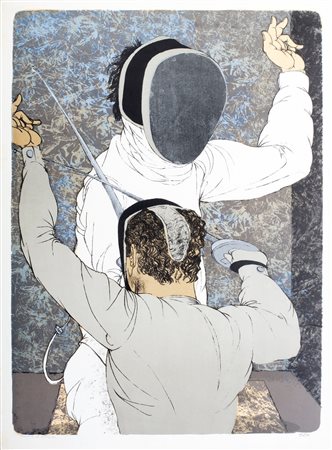 Amerigo Tot (Fehérvárcsurgó 1909-Roma 1984)  - Scherma, 1976