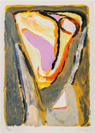 Bram Van Velde (Paesi Bassi 1895-Francia 1981)  - Composizione