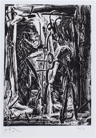 Emilio Vedova (Venezia 1919-2006)  - Senza titolo, 1983