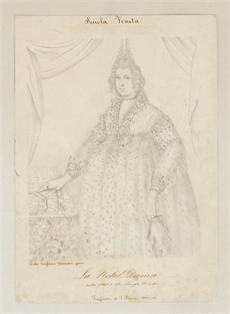 Ritratto di gentildonna, copia da Francesco Montemezzano