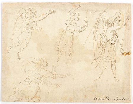 Studio di quattro angeli