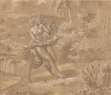Satiro che attenta una Ninfa