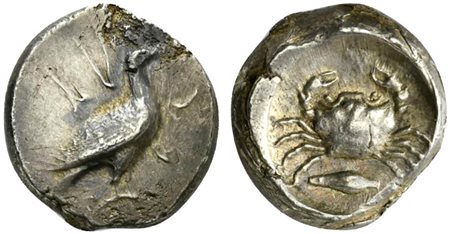 Sicily, Akragas, Didrachm, ca. 480-470 BC; AR (g 8,62; mm 20; h 6); AK - RA,...