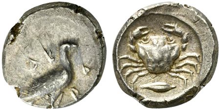 Sicily, Akragas, Didrachm, ca. 480-470 BC; AR (g 8,64; mm 21; h 9); AK - RA,...