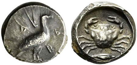 Sicily, Akragas, Didrachm, ca. 480-470 BC; AR (g 8,49; mm 19; h 12); AK - RA,...