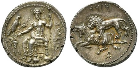 Cilicia, Tarsos, Stater under Satrap Mazaios, 361-334 BC; AR (g 10,92; mm 23;...