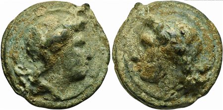 Roman Republic, Apollo/Apollo series, Cast As, Rome, ca. 270 BC; AE (g 325;...