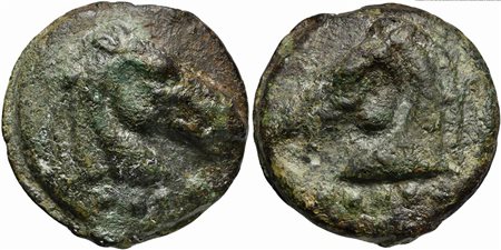 Roman Republic, Apollo/Apollo series, Cast Triens, Rome, ca. 270 BC; AE (g...