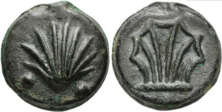 Roman Republic, Roma/Roma series, Cast Sextans, Rome, ca. 265 BC; AE (g 46;...