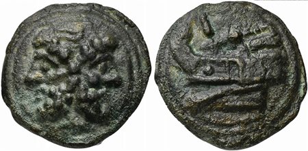 Roman Republic, Semilibral series, Cast As, Rome, ca. 217-215 BC; AE (g 131;...