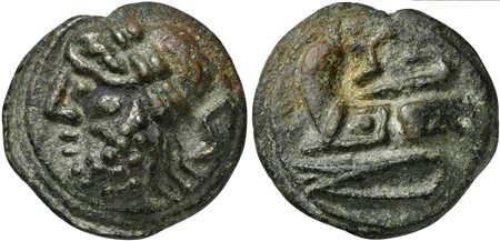 Roman Republic, Post-semilibral series, Cast Semis, Rome, ca. 215-212 BC; AE...