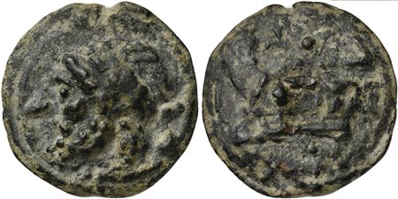 Roman Republic, Post-semilibral series, Cast Semis, Rome, ca. 215-212 BC; AE...