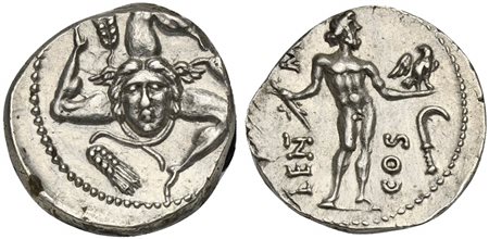 L. Cornelius Lentulus and C. Claudius Marcellus, Denarius, Military mint...