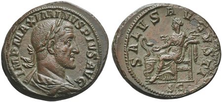 Maximinus I (235-238), As, Rome, AD 236; AE (g 11,96; mm 27; h 12); IMP...