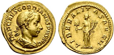 Gordian III (238-244), Aureus, Rome, AD 240; AV (g 5,06; mm 20; h 6); IMP...