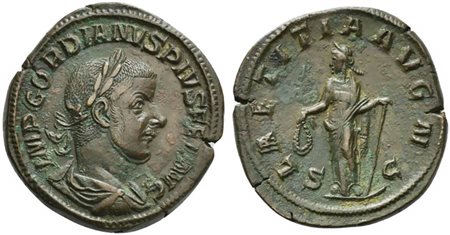 Gordian III (238-244), Sestertius, Rome, AD 241-243; AE (g 20,61; mm 32; h...