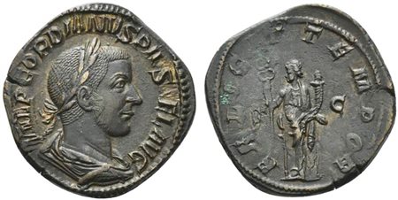 Gordian III (238-244), Sestertius, Rome, AD 243-244; AE (g 18,76; mm 31; h...