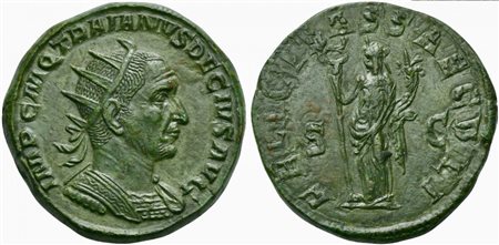 Trajan Decius (249-251), Double Sestertius, Rome, AD 249-251; AE (g 38,15; mm...