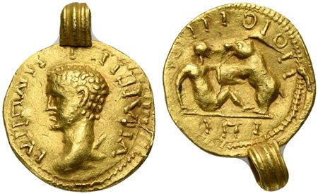 Uncertain Germanic Tribe, Pseudo-Imperial Quinarius, mid 3rd - early 4th...