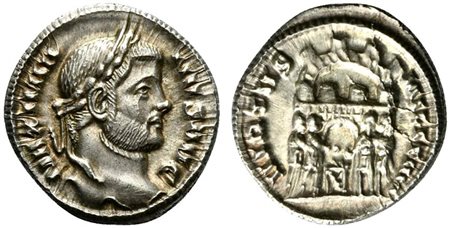 Maximianus Herculius (286-310), Argenteus, Siscia, ca. AD 294; AR (g 3,00; mm...