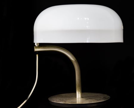 Valenti, su disegno G.Stoppino, lampada da tavolo, struttura in metallo...