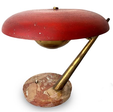 Lumi, Milano lampada da tavolo, attribuibile ad Oscar Torlasco. Struttura in...