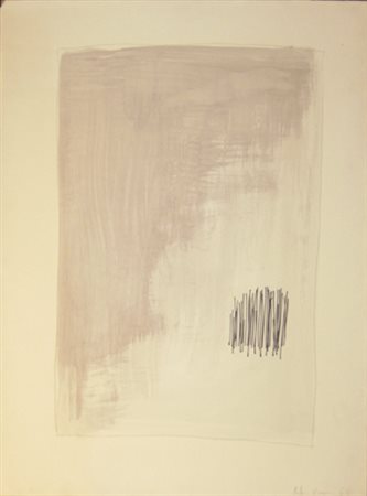 Vermi Arturo "paesaggio" Tecnica mista su carta intelata cm 51,5 x 70 anno...